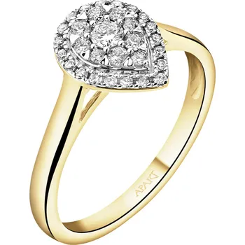 Prsten Zlatý prsten s diamanty - 0,25 ct - ryzost 585 - 172.209