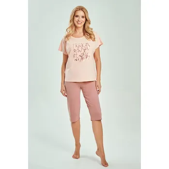 3523 DÁMSKÉ PYŽAMO VALENTINE M-XL meruňka L