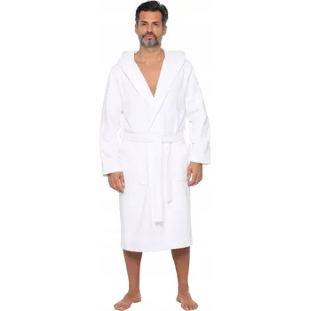 Pánský župan Pánský župan ( koupací plášť ) RE-855 Bílý - L