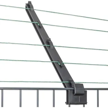 Ohradník Izolátor elektrického ohradníku na plot s ochranou proti přelézání škůdců, délka ramena 40 cm,