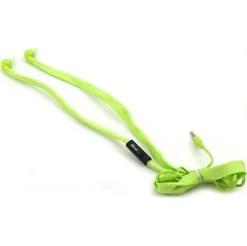 Sluchátka PLATINET FREESTYLE SHOELACE sluchátka s mikrofonem, zelená