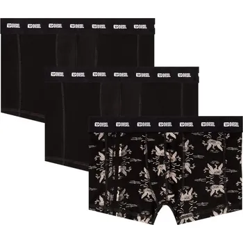 Pánské spodní prádlo SPODNÍ PRÁDLO DIESEL DAMIEN-UTLT-3PACK BOXER-SHORTS BLACK