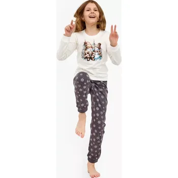 PYŽAMO DÍVKA MLADÝ DR 978/190 PŘÁTELÉ ecru 140