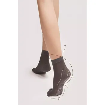 Pánské ponožky Dámské ponožky Fiore Body Care Massage M 1101 40 den černá Univerzální