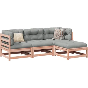 Zahradní lavice zahrada-XL 4dílná zahradní sedací souprava s poduškami masivní douglaska 3295816