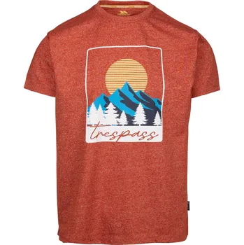 Pánské oblečení TRESPASS Pánské sportovní tričko XS ORANŽOVÁ