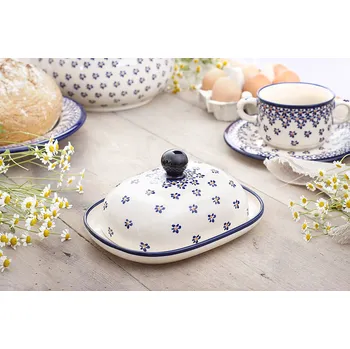 Máslenka BOLESŁAWIEC GU-1394 DEK. 882A - keramická máselnice