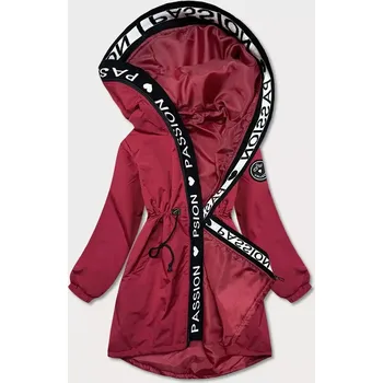 Vínová dámská bunda (BR8002-27) odstíny červené 50