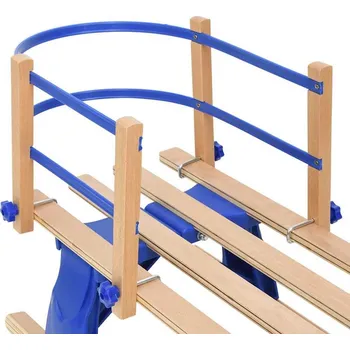 Boby vidaXL Opěradlo pro sáně překližka [93698] Barva: Modrá