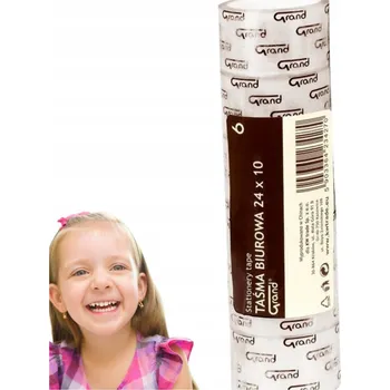 Kancelářská lepicí páska Polsihurt 20 m x 24 mm, 6 kusů