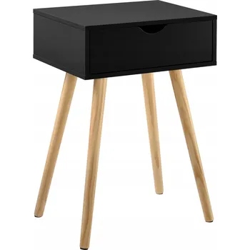 Noční stolek Boční stolek noční stolek 60x40x30 cm Černý