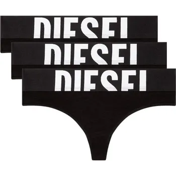 Kalhotky SPODNÍ PRÁDLO DIESEL UFST-STARS-3PACK STRING BLACK3