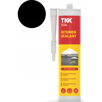 Tmel Bitumenový tmel na střechy a lepenku černý 300 ml TKK