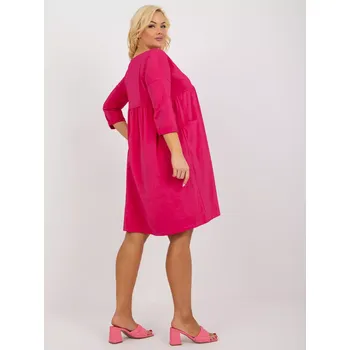Dámské šaty RV šaty SK 8529.37P fuchsiová jedna velikost