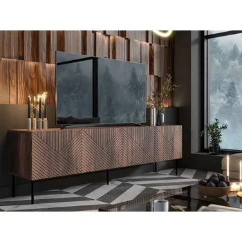 Televizní stolek Mirjan_zondo TV skříňka/stolek Azanat 4D (ořech warmia)