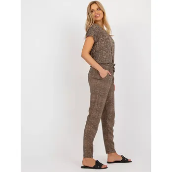 Dámské kalhoty Kalhoty D73770M61869I hnědé S