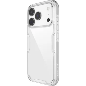 Pouzdro na mobilní telefon Zadní kryt Nillkin Nature TPU PRO pro Apple iPhone 17 Pro, transparentní