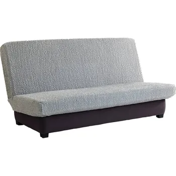 Napínací potah Blancheporte Žabičkovaný bipružný potah na pohovku clic-clac šedá