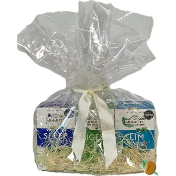 Čaj Ahmad Tea Dárkový balíček Detox & Relax – ručně balený set funkčních čajů