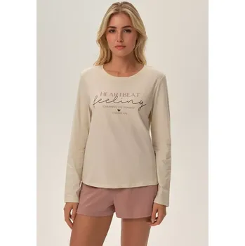 Pánská móda Dámské pyžamo Henderson 41868 Smetanová XL