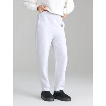 Dámské kalhoty Sinsay - Teplákové kalhoty se širokými nohavicemi - šedá - YP597-09M - YP597-09M-XS-1