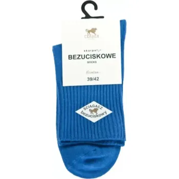 Netlačící dámské ponožky 1098 Hnědá 39-42