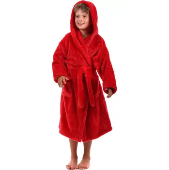 Dámský župan dětský župan Lilly a Jack dětské ribbon red dětské č. 116