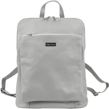 Městský batoh Dámský batoh MiaMore 01-015 DOLLARO světle šedá + doprava zdarma
