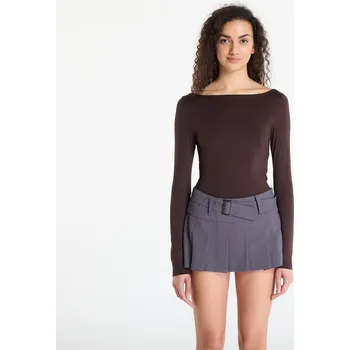 Pánské tričko Tričko Urban Classics Ladies Slim Fit Longsleeve Warm Brown M