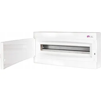 Rozvaděč ROZVADĚČ MODULÁRNÍ POVRCHOVÝ 1x24 SKŘÍŇ IP40 ECT1x24PO-s ETI 001100283