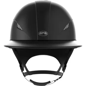 Jezdecká přilba GPA Jezdecká helma GPA Easy First Lady TLS Mat 57cm ČERNÁ