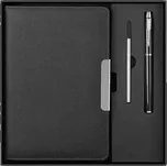 Dárková sada diář zápisník A5 s propiskou Rolland Černý Lifestyle 97k-cube