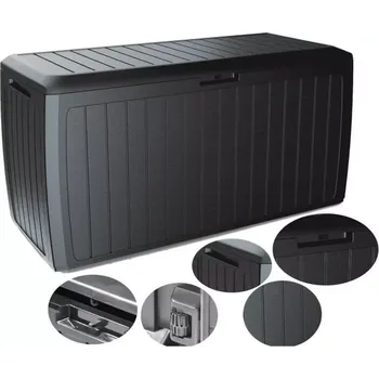 Dívčí tričko GARDEN BOXE BOARD 290L ANTRACITE dětské NEPLATÍ