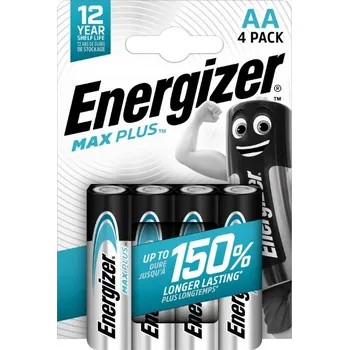 Článková baterie Energizer Max Plus AA 4 ks E303321800