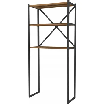 Koupelnový nábytek Police nad pračku Askersund, vzhled ořech