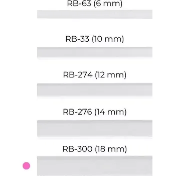 Těhotenské spodní prádlo Látková ramínka Julimex 18mm RB 300,301 bílá 18 mm