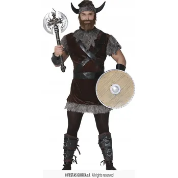 Karnevalový kostým Kostým Viking Vůdce Převlek Bojovníka Kostým Barbar XXL