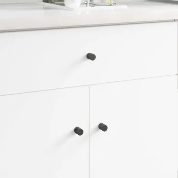 Nábytkové kování vidaXL Úchytka do skříňky 1011 pcs Černá Železo [864748]