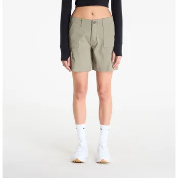 Šortky Urban Classics Ladies Cotton Cargo Shorts Pale Olive W30