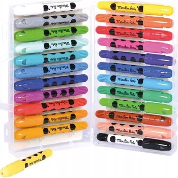 Voskové Pastelky 24 LES POPIPOP 661601