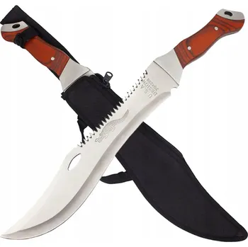lovecký nůž Mačeta BSH Adventure ocel, částečně zoubkovaná, 30,50 cm + pouzdro