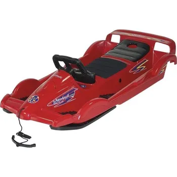 Sport AlpenGaudi Alpen Double Race červené řiditelné boby (VÝPRODEJ) + DÁREK + Doprava ZDARMA