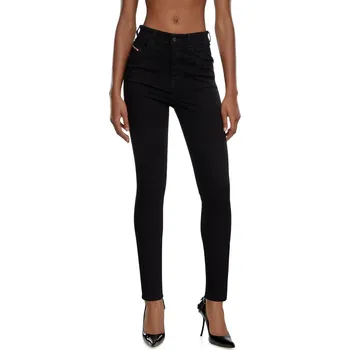 Dámské džíny DŽÍNY DIESEL 1984 SLANDY-HIGH TROUSERS BLACK/DENIM