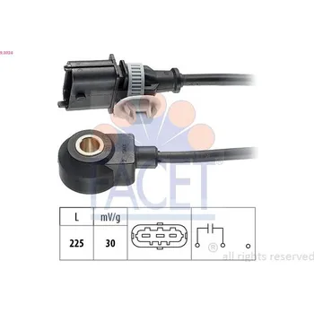 Čidlo automobilu Senzor klepání FACET 9.3034