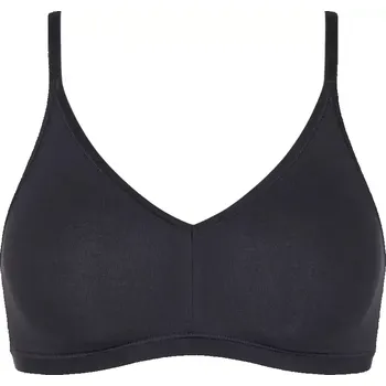 Podprsenka Dámská podprsenka GO Daily Cotton Soft bra - BLACK - černá 0004 - SLOGGI BLACK XXL