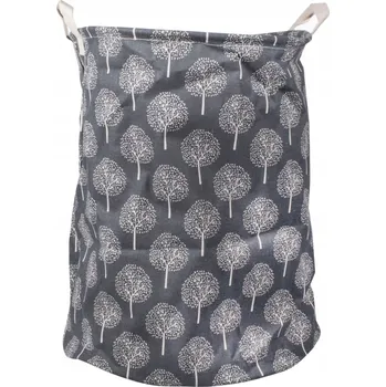 Volně stojící koš na prádlo MUFART 80 l, šedý