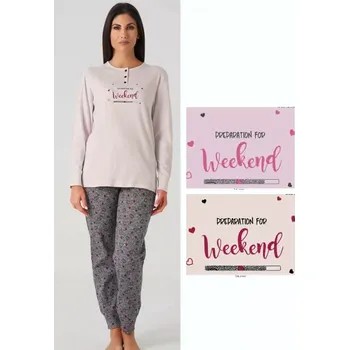 Dívčí pyžamo Karelpiu KF5062 11/12 světle růžová