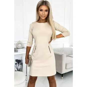 Dámské oblečení 420-2 MARY Šaty se zlatými zámky - BEACH XL