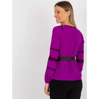 Dámská košile Dámská halenka LK BZ 506122.35x fialová - FPrice 42