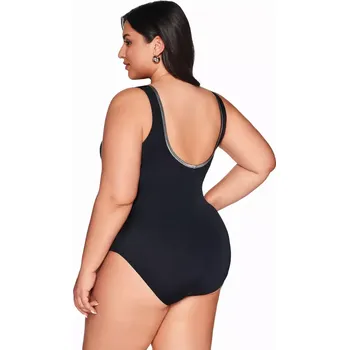 Dámské plavky JEDNODÍLNÉ PLAVKY SKJ 62 ČERNÉ černá 70E